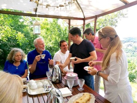 Group Healing in our healing garden - july 2017 - 2