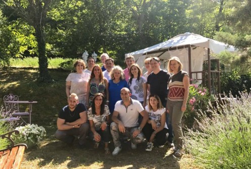 Group Healing in our healing garden - july 2017 - 3