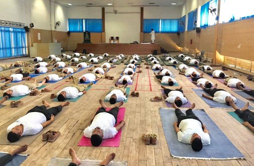 Meditation and Healing Program for 80 members of the Indo Tibetan border Police - march 2017 - 4