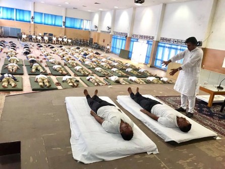 Meditation and Healing Program for 80 members of the Indo Tibetan border Police - march 2017 - 5