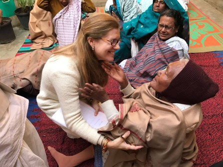Mothers assisted by the P.Yogananda Trust during the group healings - january 2017 - 10