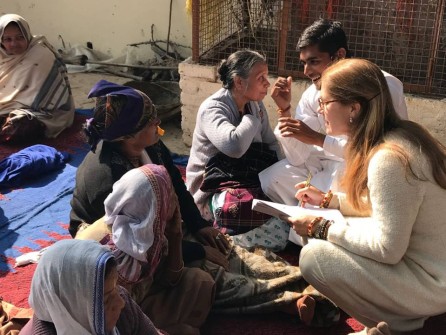 Mothers assisted by the P.Yogananda Trust during the group healings - january 2017 - 18