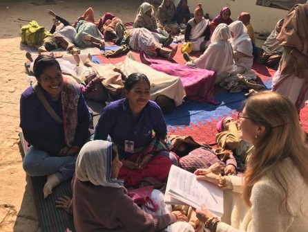 Mothers assisted by the P.Yogananda Trust during the group healings - january 2017 - 19