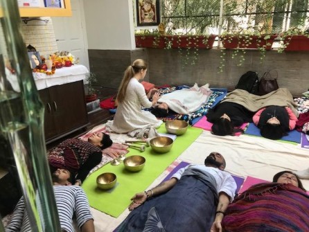 Our first Group Sound Healing session - november 2017 - 3